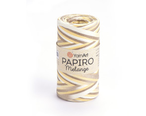 YarnArt Papiro Melange 2313 Geltona/balta