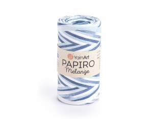 YarnArt Papiro Melange 2311 Mėlyna/balta
