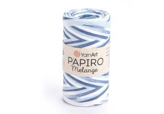 YarnArt Papiro Melange 2311 Blue/white