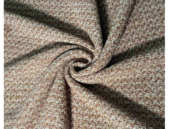 Wool tweed Caramel pigiau