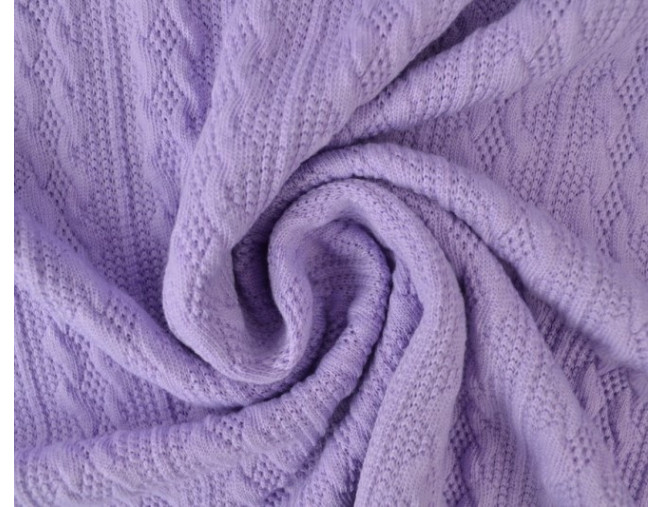 Knitted jacquard knitwear Lilac