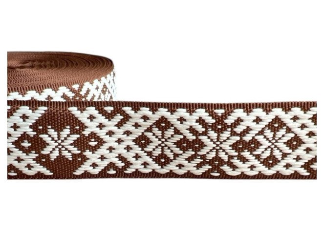 Tautinė juostelė 40mm Ruda