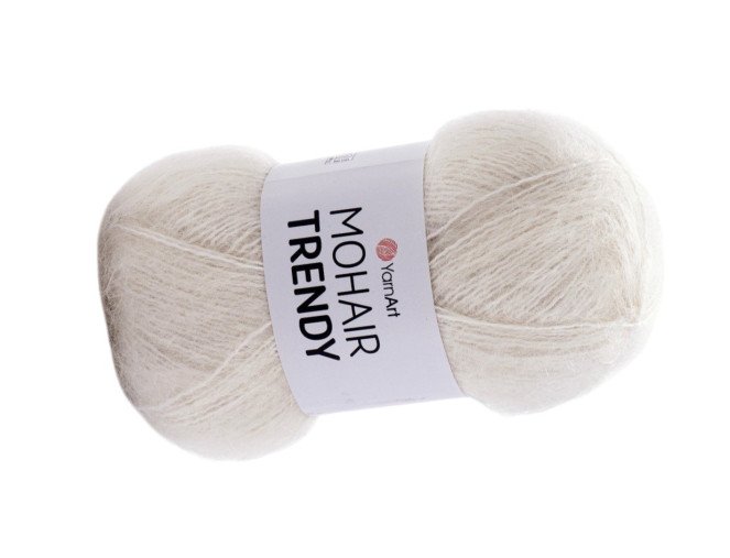 YarnArt Mohair Trendy 1003 Ekru