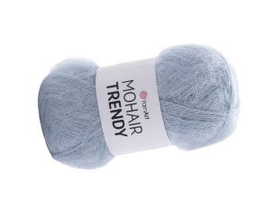 YarnArt Mohair Trendy 107 Pilka