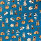 Cotton jersey Puppies in electric internetu