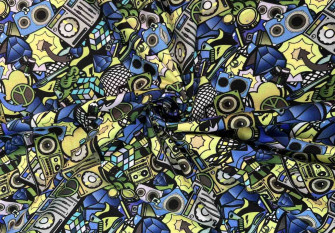 Medvilninis trikotažas (jersey) Gatvės muzika