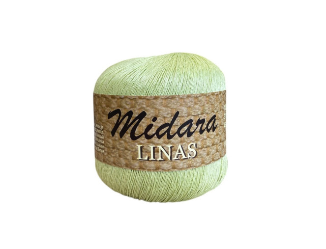 Linen yarn 100gr Greenish 444 | 600m
