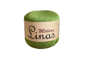 Linen yarn 100gr Moss green 400 | 600m