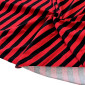 Cotton jersey Red and black stripes pigiau