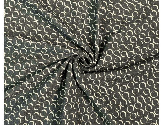 Cotton jersey Balls in dark green