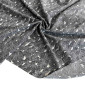 Dress fabric Black patterns in white internetu