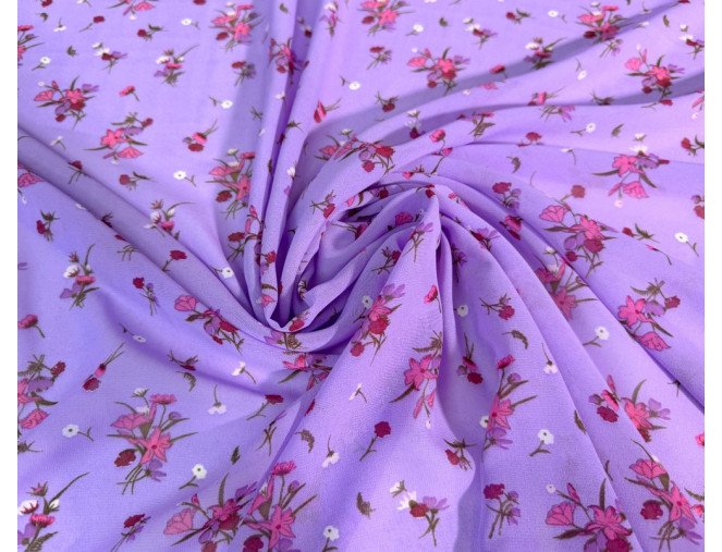 Chiffon Flowers in lilac