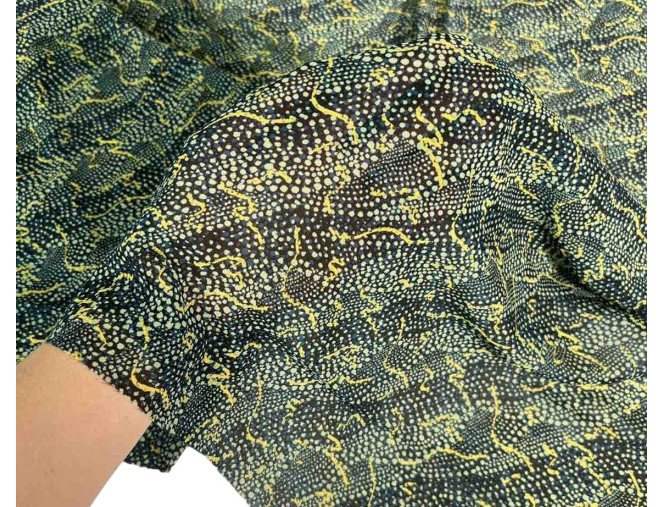 Chiffon Patterns in green pigiau