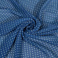 Chiffon White dots in blue