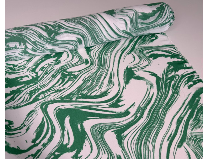 Chiffon Green patterns in white internetu