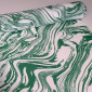 Chiffon Green patterns in white internetu