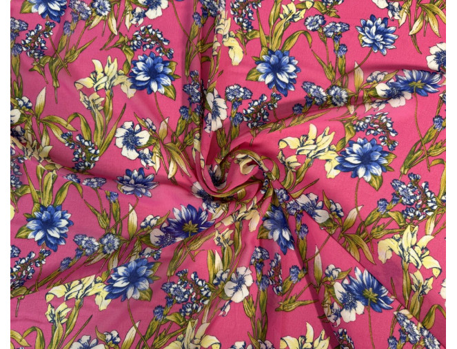 Chiffon Flower meadow in pink