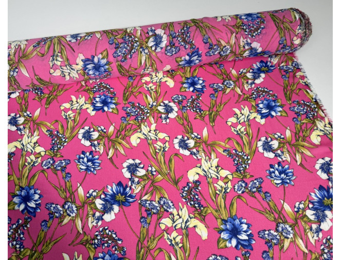 Chiffon Flower meadow in pink internetu