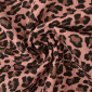 Muslinas Leopardo raštai rožiniame