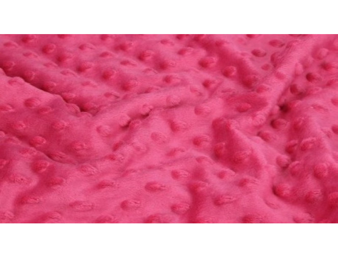 Minky fabric Fuchsia
