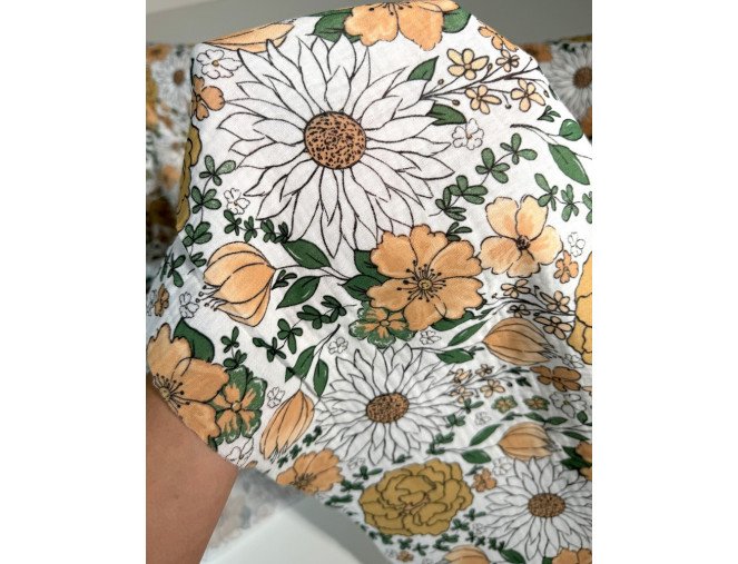 Muslinas Rusvos gėlės pigiau