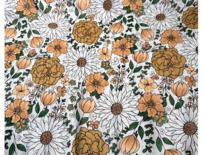 Muslinas Rusvos gėlės internetu