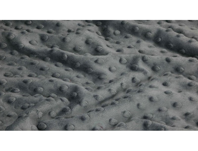 Minky fabric Grey