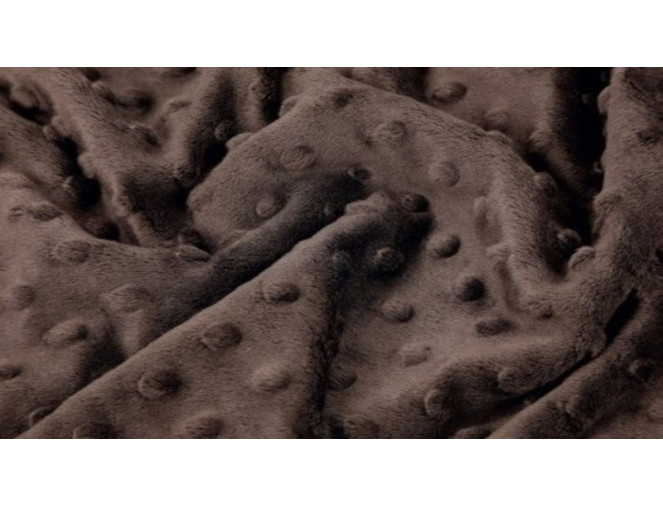 Minky fabric Brown