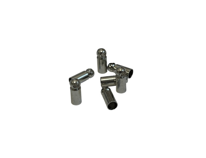 Užbaigimo detalė su kilpele 8mm 70vnt Nikelio