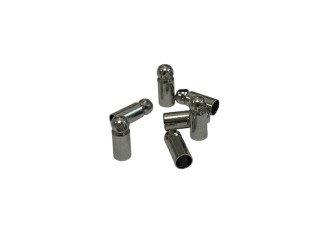 Finishing piece with eyelet 8mm 70pcs Nickel