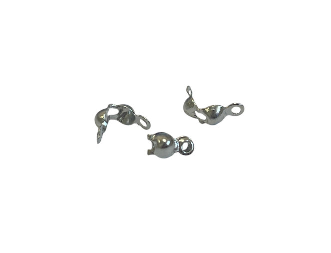 Užbaigimo detalė su kilpele 4mm Nikelio