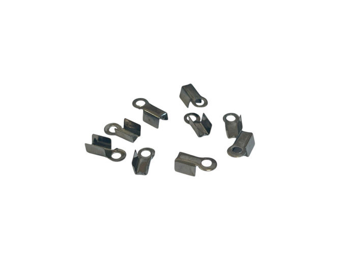 Užbaigimo detalė su kilpele 8mm Tamsinto nikelio