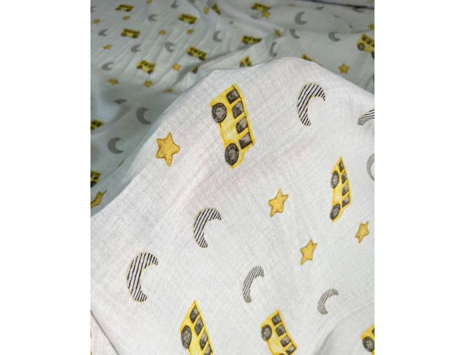 Muslin Yellow Machine pigiau