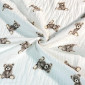 Muslin Bears in white
