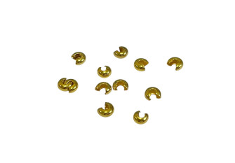 Užspaudžiami karoliukai 5mm Auksinė