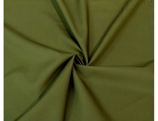Bio Poplin fabric Khaki