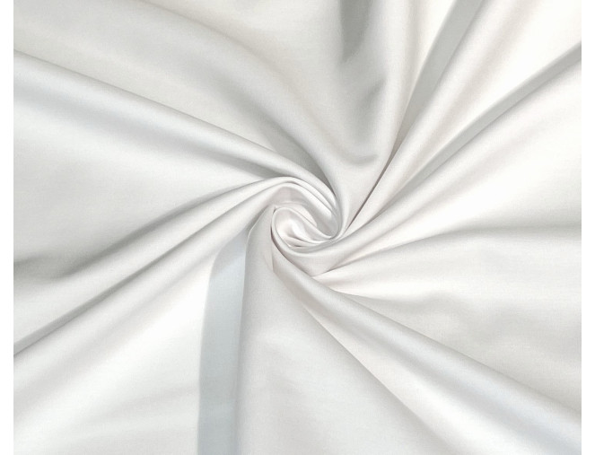 Bio Poplin fabric White