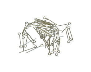 Pins with loop 20mm Nickel Pins with loop 20mm Nickel