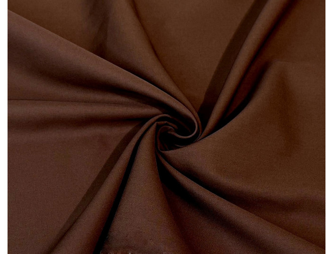 Bio Poplin fabric Brown