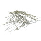 Pins with loop 45mm Nickel