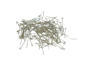 Pins with eyelet 30mm Nickel Pins with eyelet 30mm Nickel