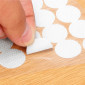 Velcro stickers with adhesive 18mm | White 250 pairs internetu