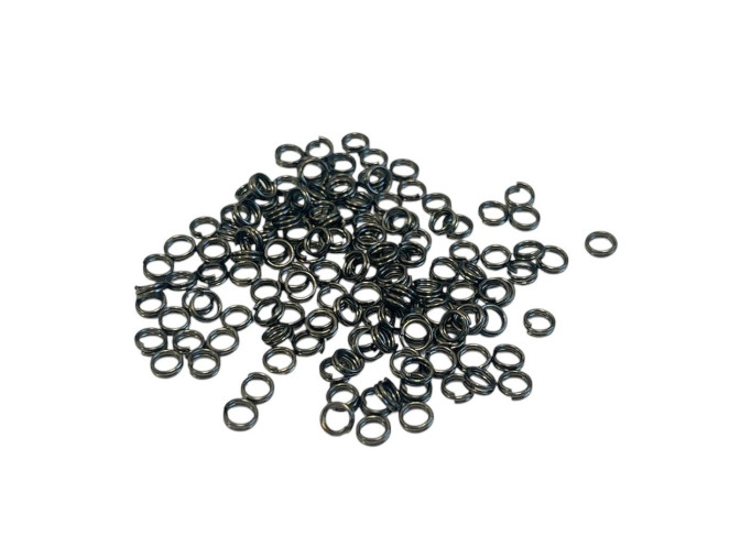 Rings for haberdashery Darkened nickel 3mm 150pcs.