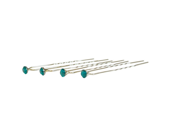 Segtukai plaukams Turkio kristalai 6mm 39vnt.