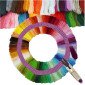 Embroidery thread set (150pcs) + scissors
