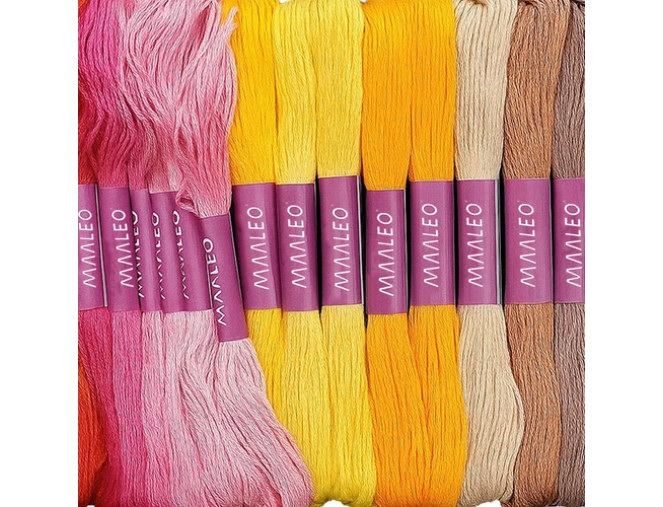 Siuvinėjimo siūlų rinkinys (50vnt) pigiau