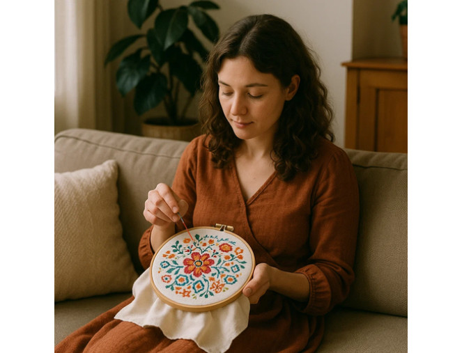 Siuvinėjimo siūlų rinkinys (50vnt)