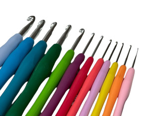 Aliuminiai vąšeliai su gumine rankenėle DMC