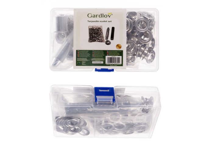 Metalinių akučių - skylučių rinkinys 12mm | 100vnt pristatymas per 1-4 d.d.