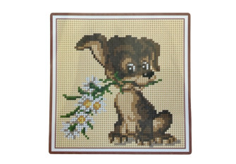 Embroidery kit Dog